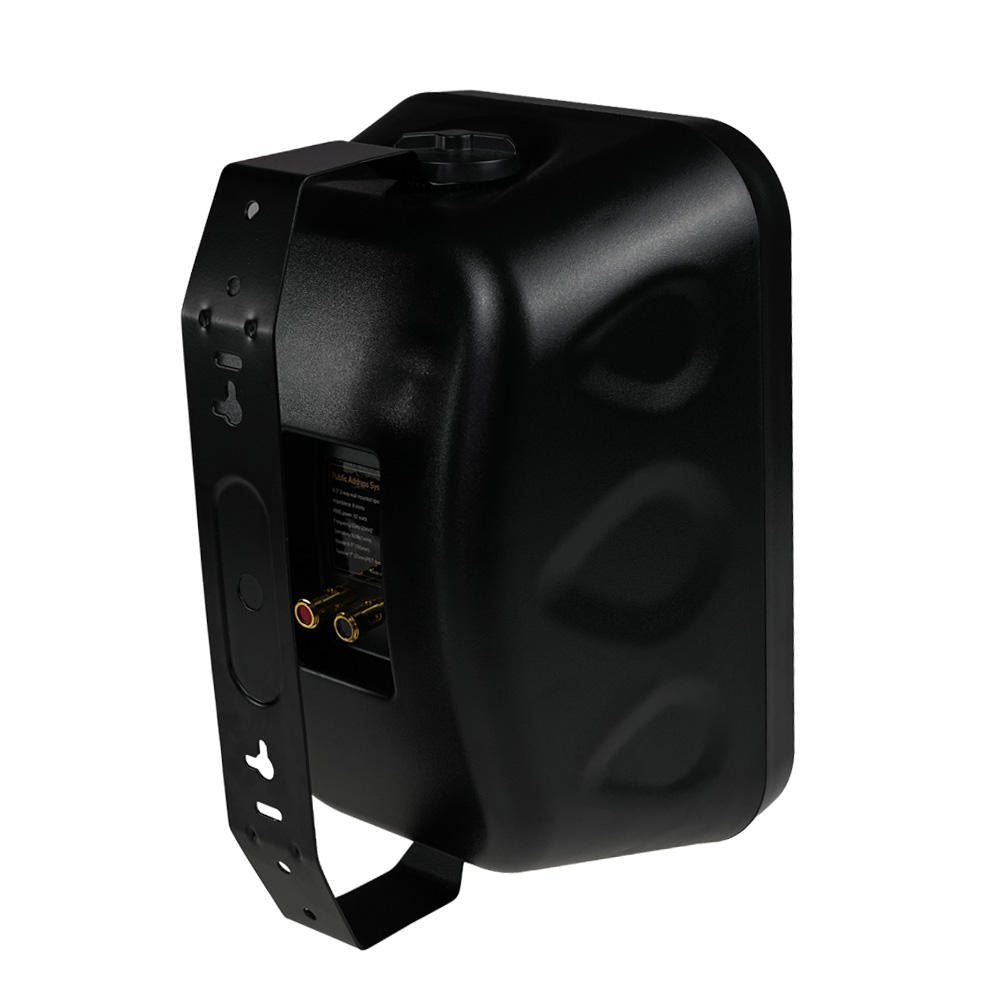IPX5 Waterproof 6-inch 2-Way Wall Mount Speaker, 60W Indoor & Outdoor PA Loudspeaker