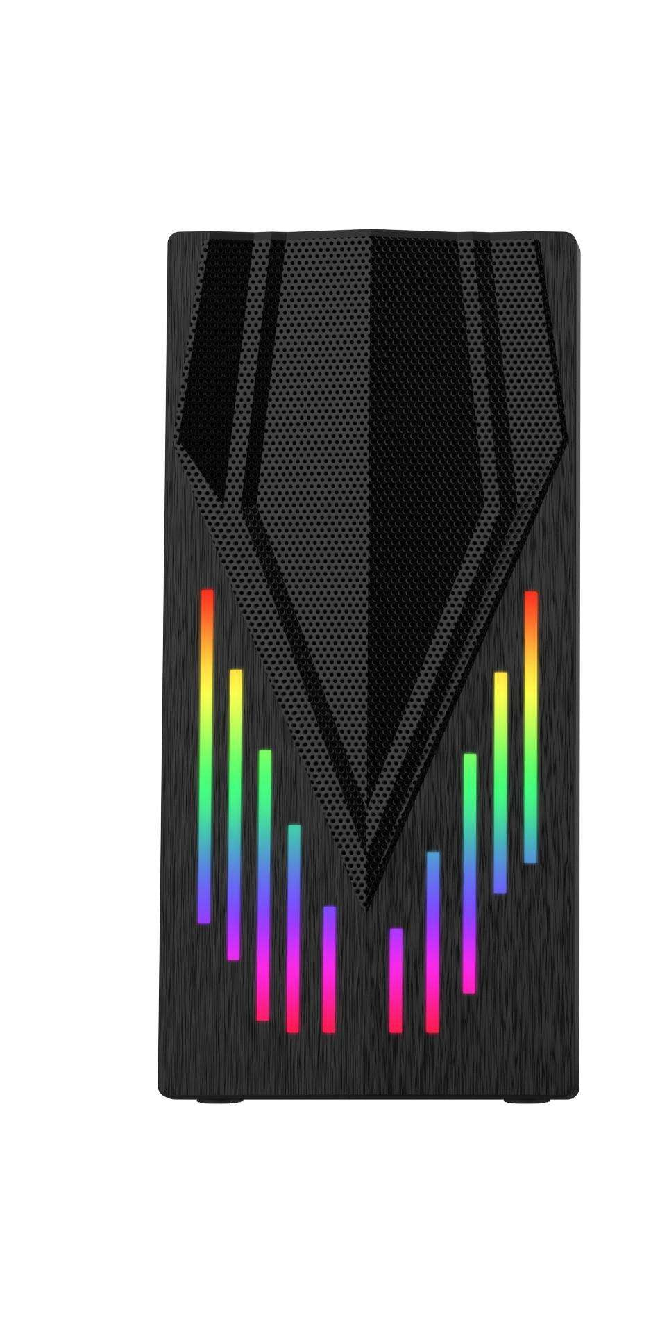 USB Powered 2.0 RGB Vertical Gaming Speakers with Boosted Bass & Remote Control