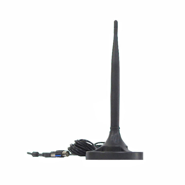 Magnetic Base Digital TV Antenna with Built-in Amplifier for Indoor & Vehicle Use