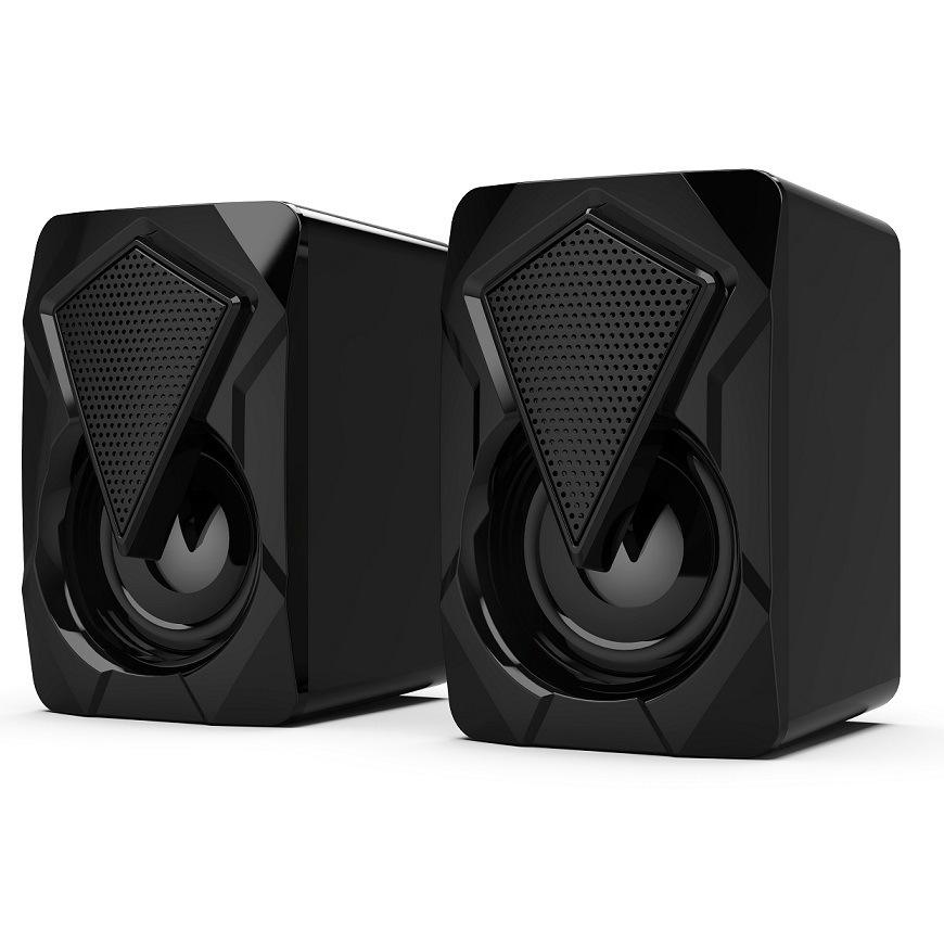 2.0 Channel USB Powered RGB Gaming Dual Speakers with Dynamic LED Ambient Lighting
