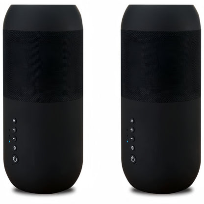 2Pcs Waterproof Outdoor Bluetooth Garden Speaker with Ground Stake, TWS Sync Up to 100 Units
